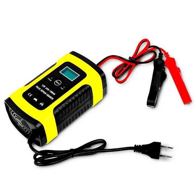 Зарядное устройство Foxsur 12V 4-100AH для автомобильного аккумулятора