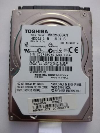 OPORTUNIDADE - Disco Toshiba 320GB SATA2 2,5 HDD Portátil (2 Unid.)