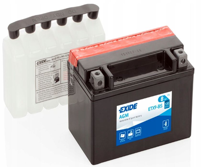 Akumulator Exide Bike 12v 8Ah 120a Ytx9-bs Etx9-bs