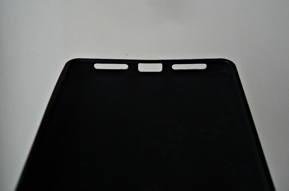 Черный матовый бампер/чехол на Huawei Mate 8