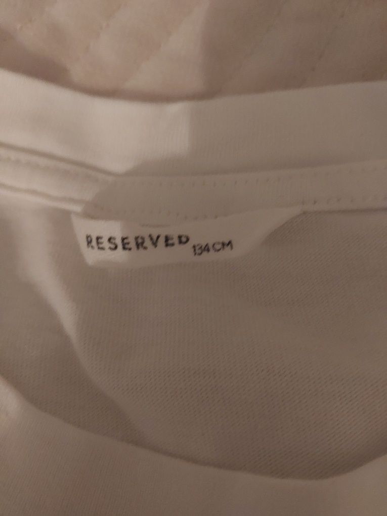 T-shirt bluzka z kokardkami Reserved 134
