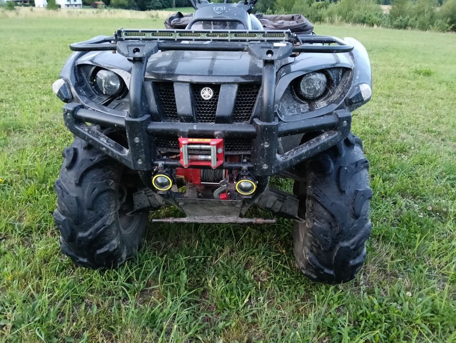 Quad ATV Yamaha grizzly 660 ,r.2003r + pług ,wyciągarka