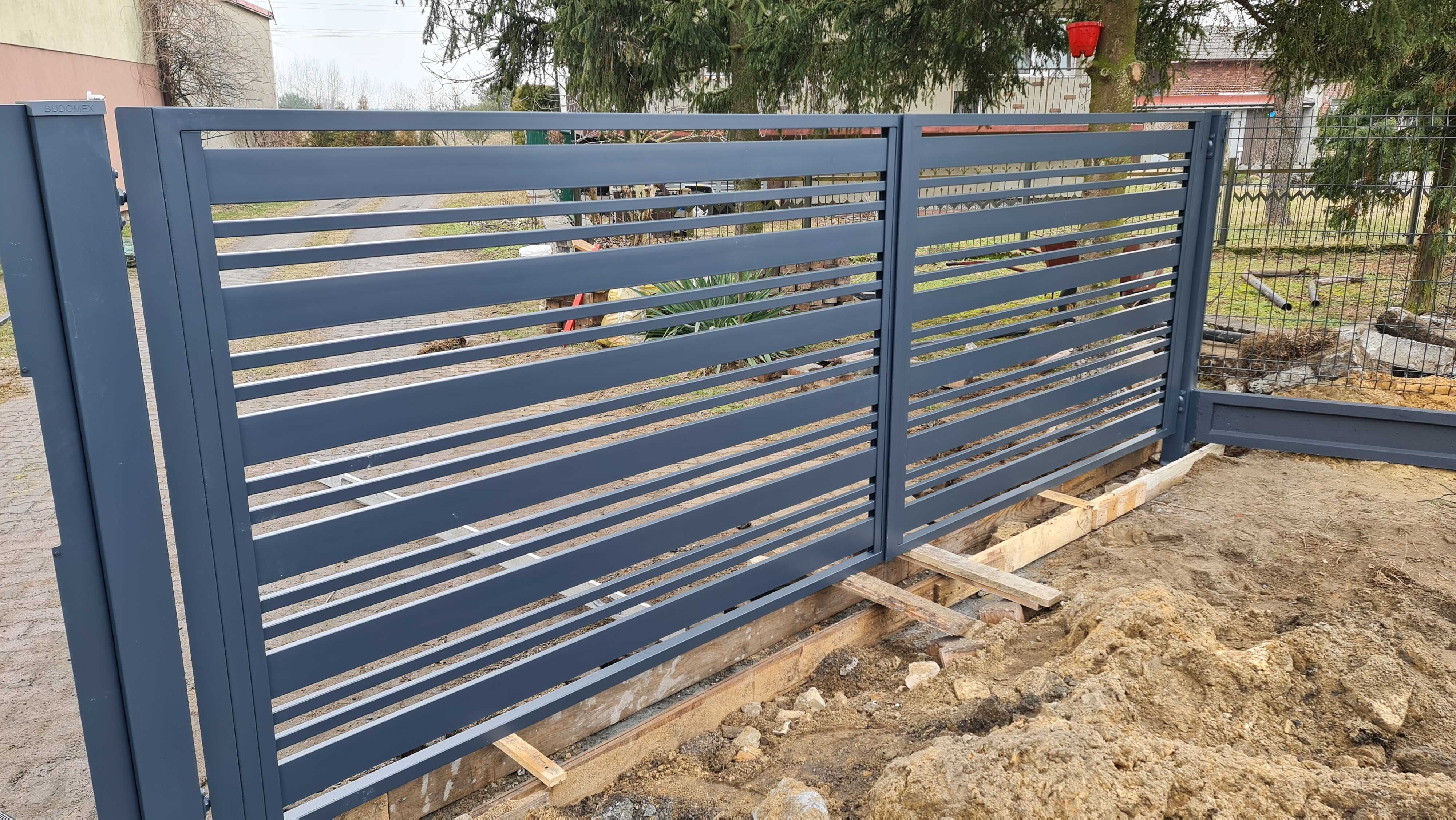 Bramy Dwuskrzydłowe Przesuwne Furtki Ogrodzenia BETONOWE z montażem
