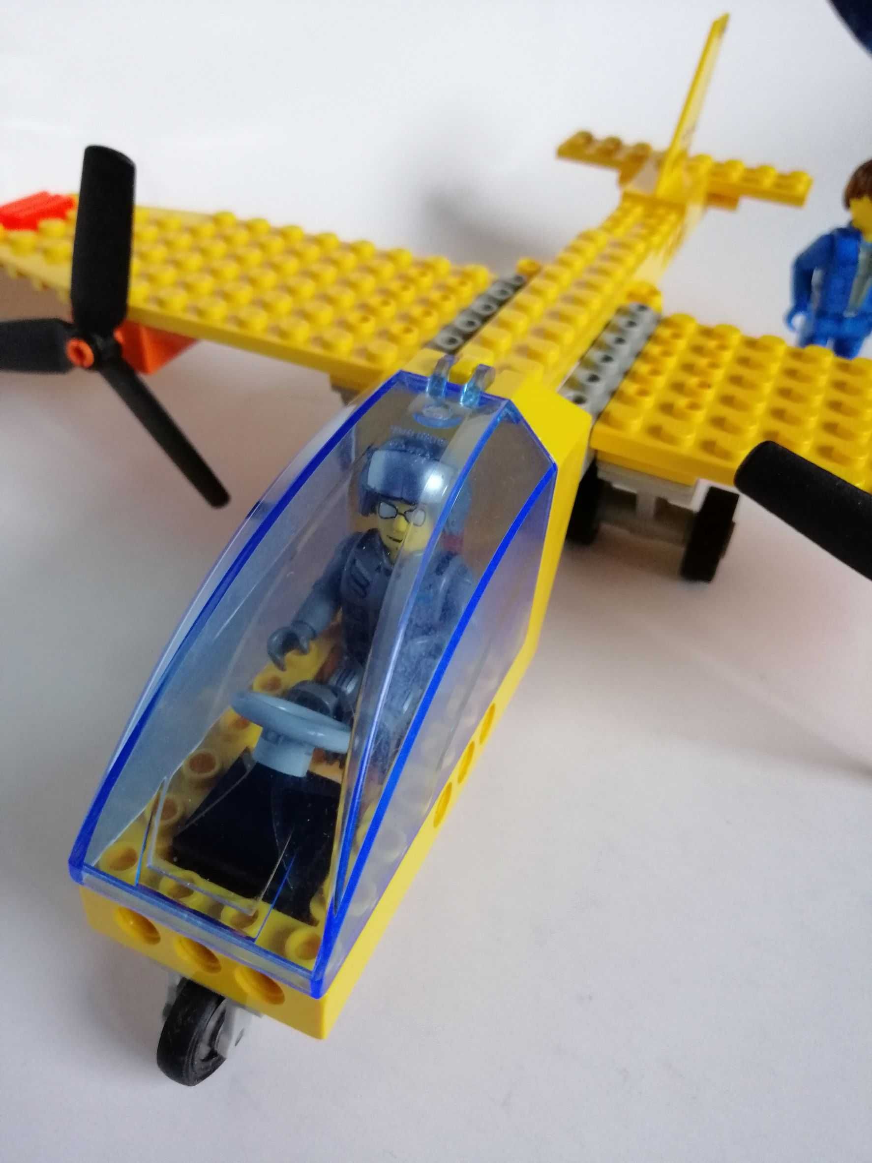 lego 4617 Jack Stone samolot żółty