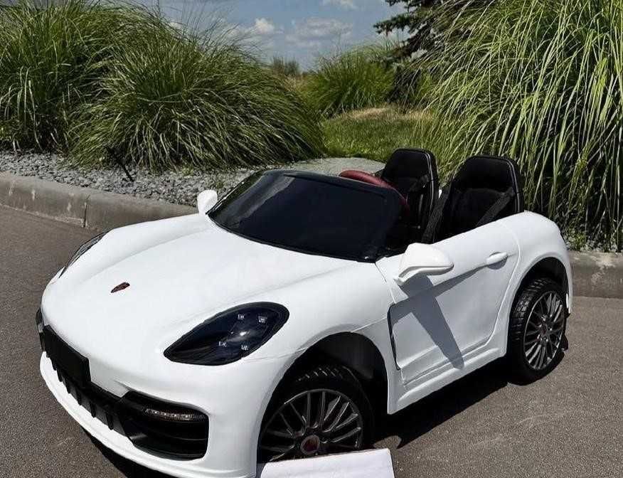 Дитячий електромобіль для двох двомісний Porsche детский электромобиль