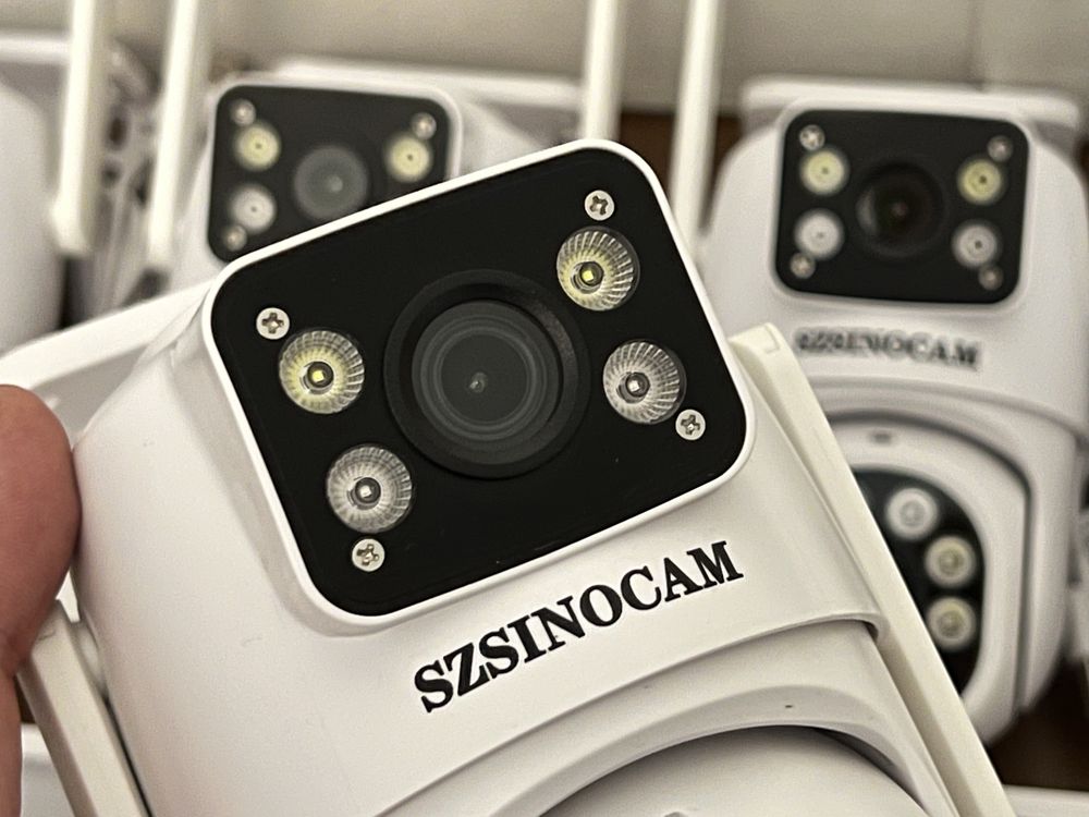 Вулична подвійна IP66 12мп Wi-Fi камера відеоспостереження szsinocam