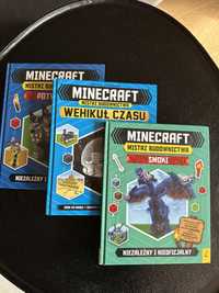3 książki Minecraft - mistrz budownictwa