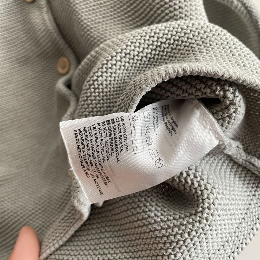 H&M sweterek kardigan zapinany na guziki 100% bawełna 98