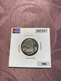 Moeda Cuba (10 Centavos 1994).