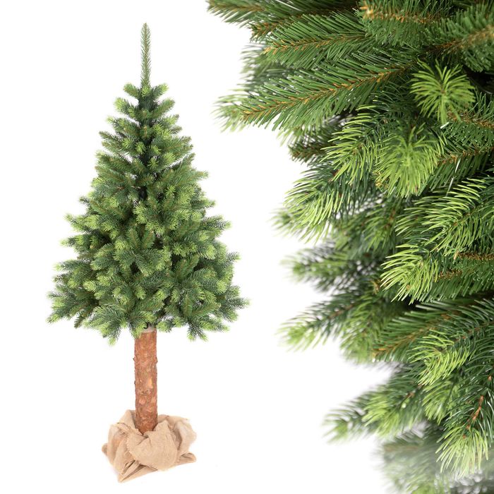 CHOINKA SZTUCZNA Na Pniu PE Himalajska Jak Prawdziwa 220CM