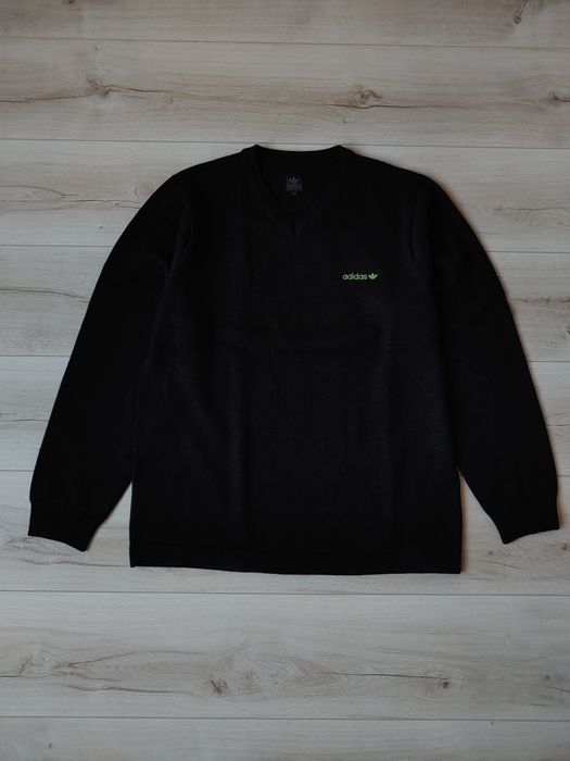 Шерстяной свитер Adidas originals vintage (M)