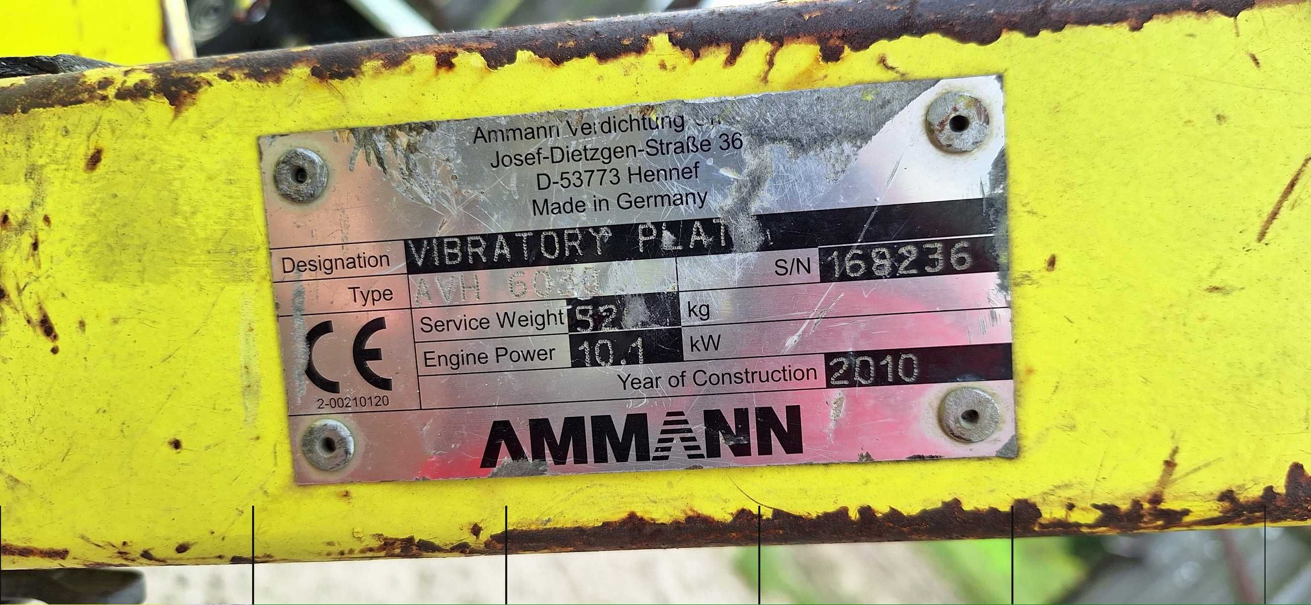Zagęszczarka AMMANN AVH 6030, 500kg