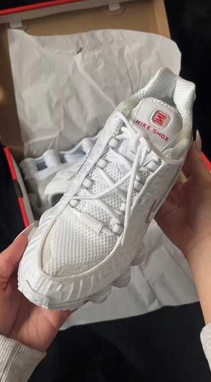 "Buty Trampki" Nike_Shox_TL_White_R.42