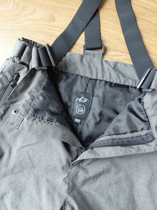 Spodnie narciarskie szare cool club 152