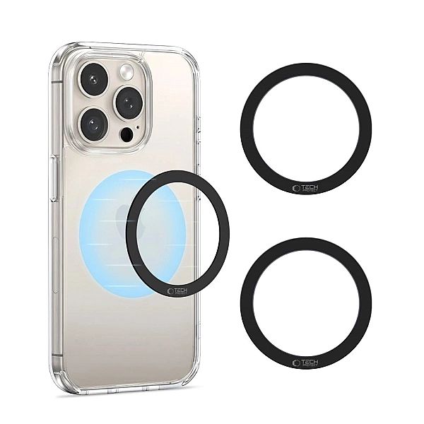 Pierścień Tech-Protect MMP-110/2w1 MagSafe - czarny / czarny