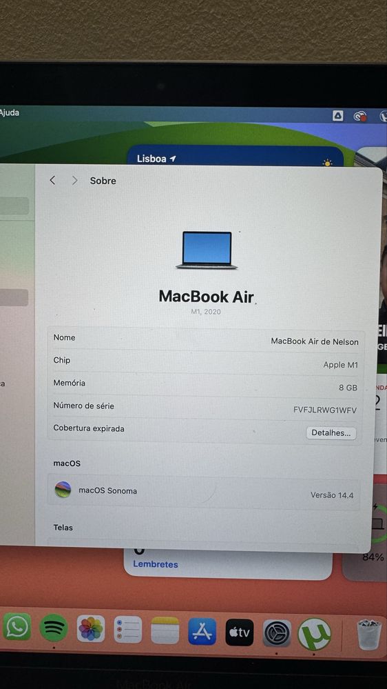 MacBook Air M1 (2020) + Apple Mouse Magic Mouse