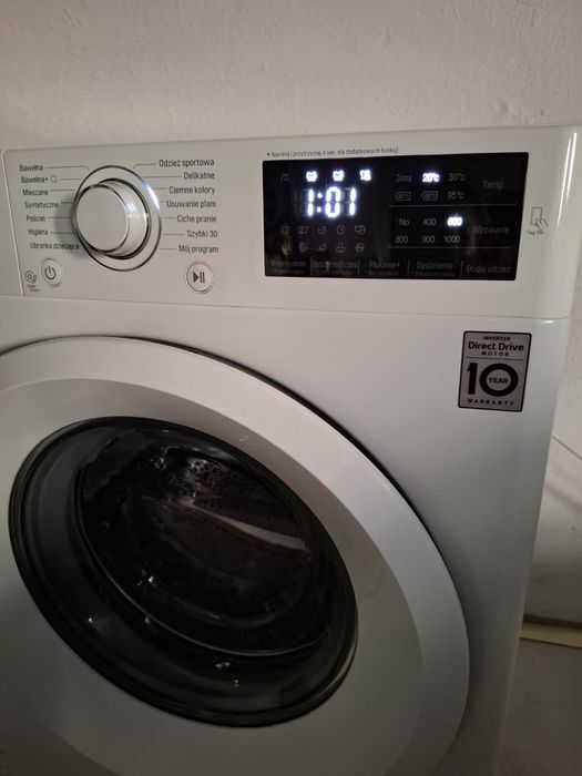 Pralka LG Slim Direct Drive 6kg Zadbana