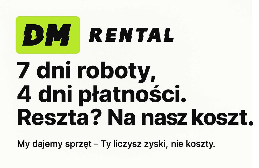 Wynajem Wozidło Budowlane 1 tona 3 tony 6Ton 9 ton WYPOŻYCZALNIA