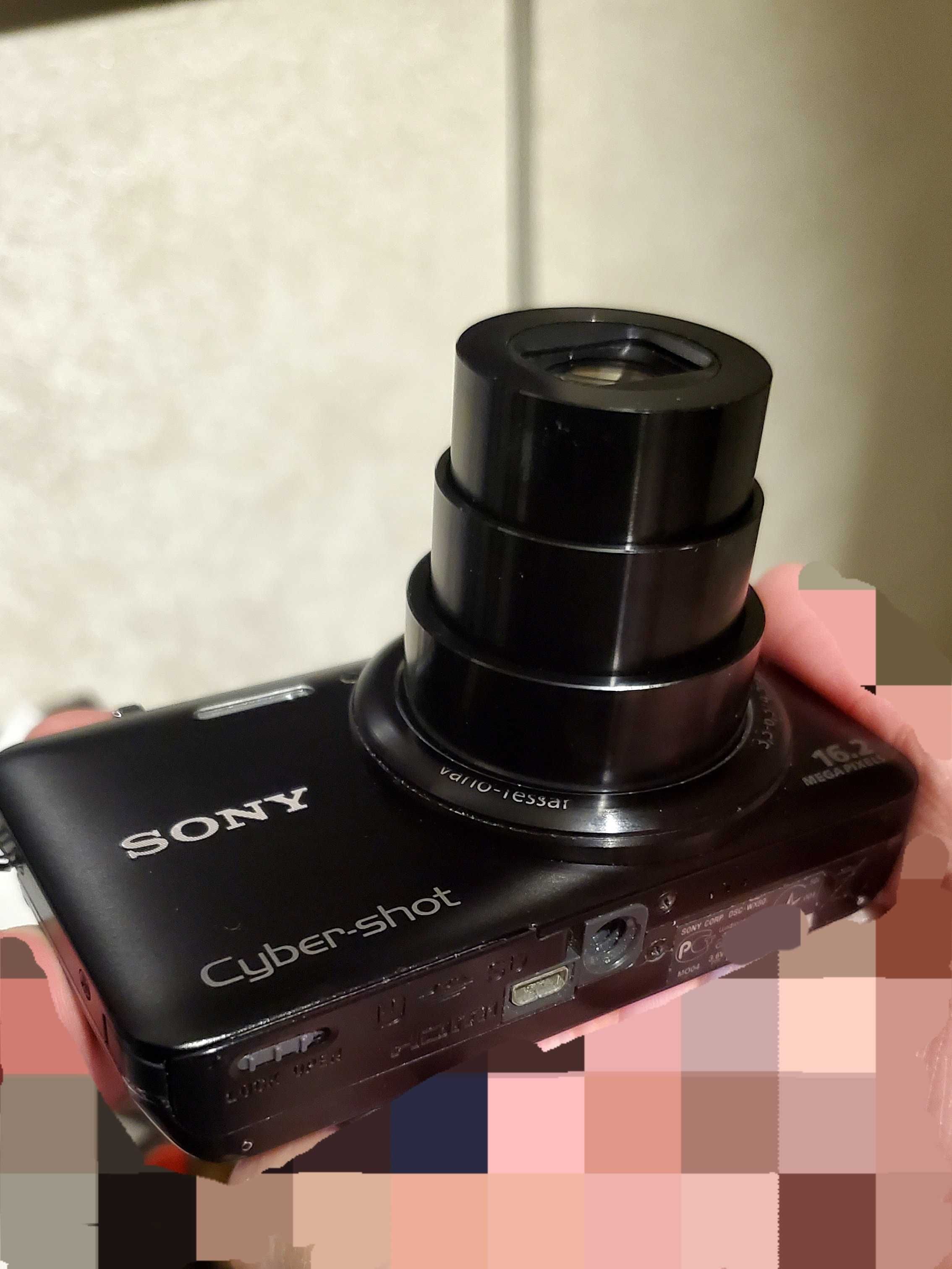 sony wx80 фотоаппарат  комплект wi fi stereo 16mpx 8x zoom