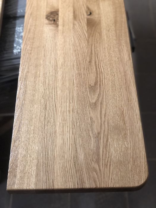Drewniany parapet, półka, blat, trep DAB JESION  NA WYMIAR.