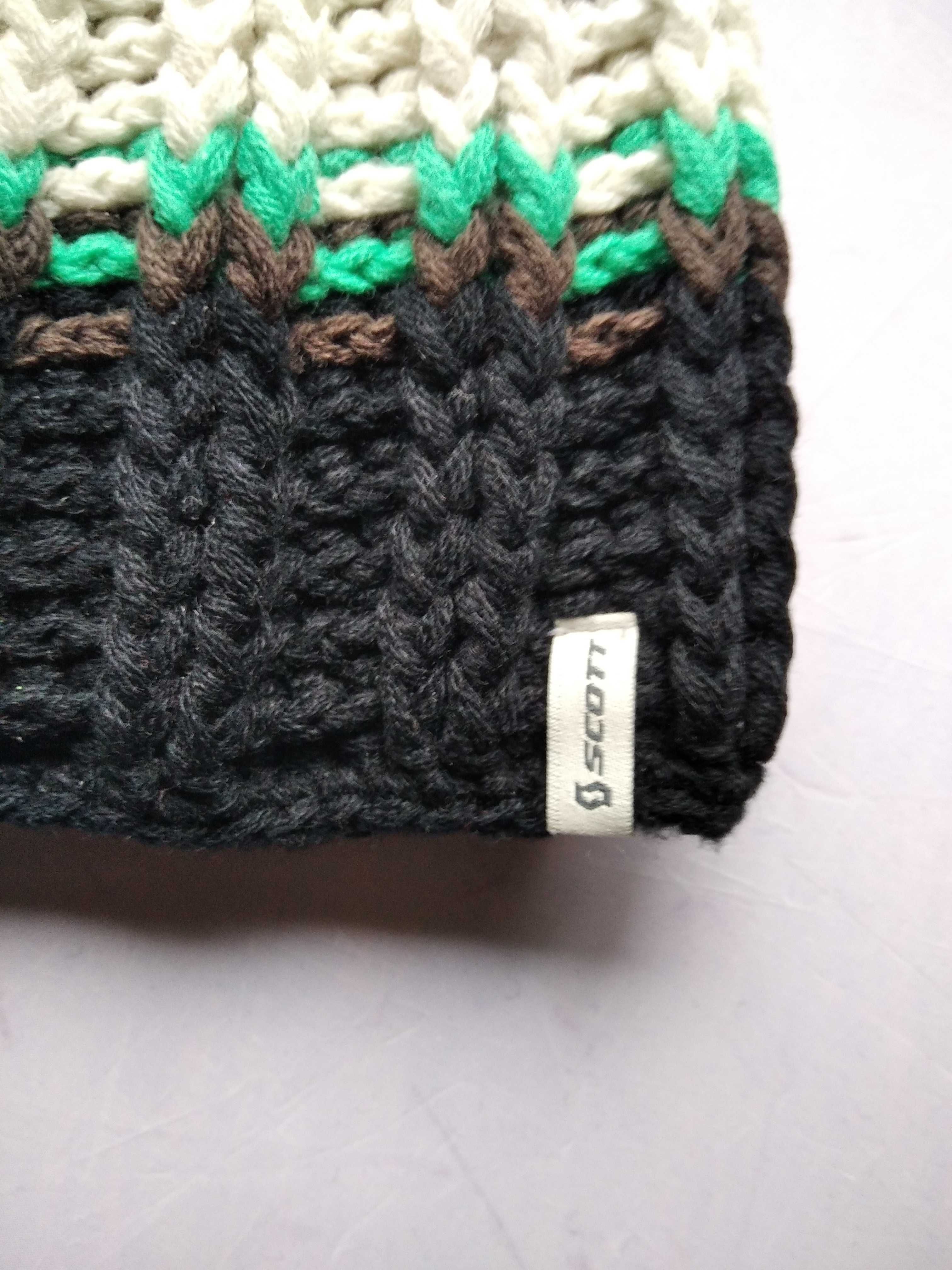 SCOTT czapka nowa unisex zimowa wełna plus akryl