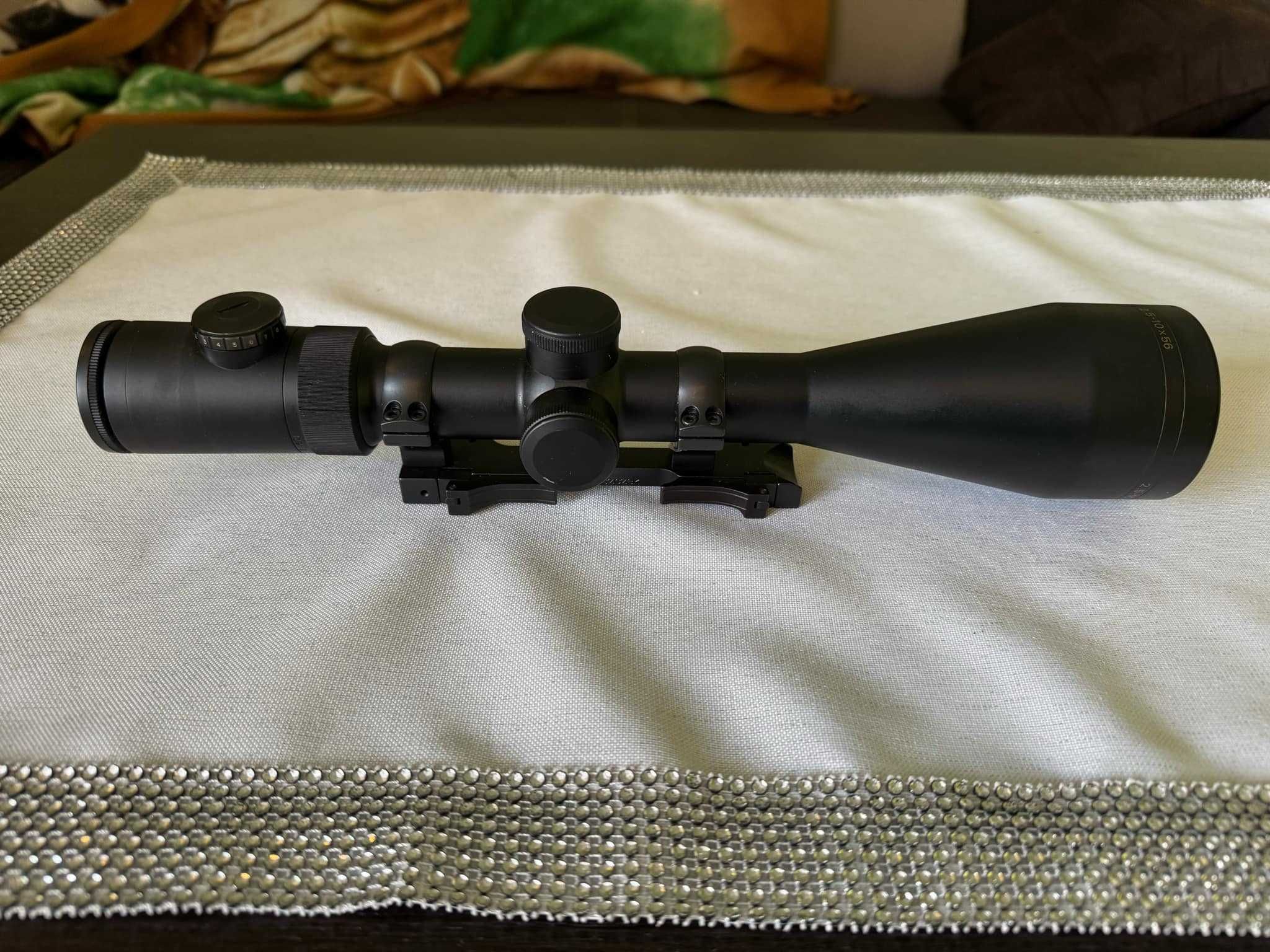Luneta celownicza DELTA optical titanium 2.5-10x56 plus montaż