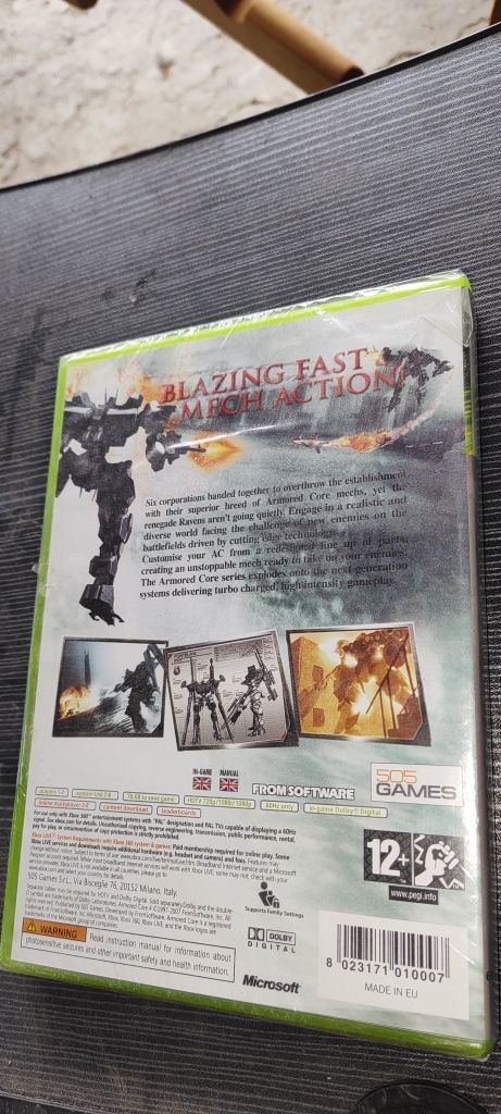 Gra Armored Core 4 nowa w folii! Xbox 360