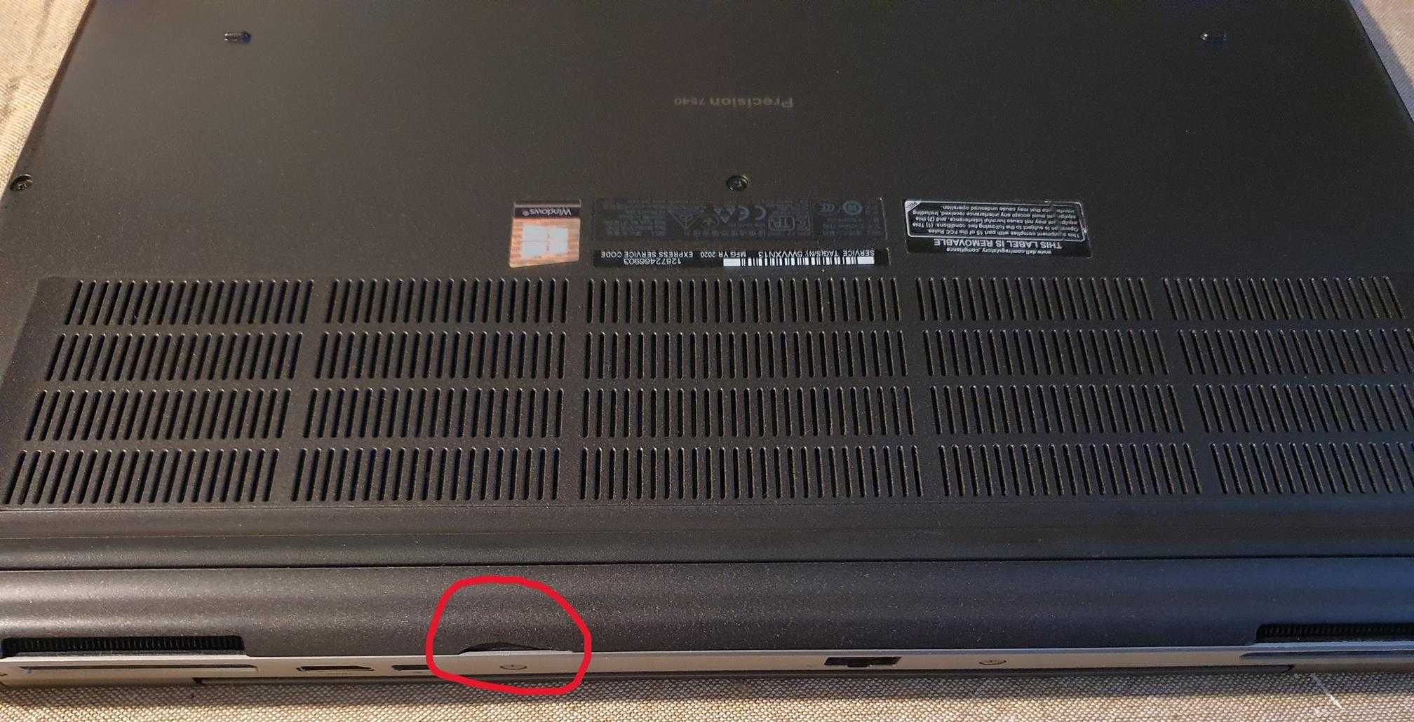 Dell Precision 7540 I7-9750H Nvidia Quadro T2000