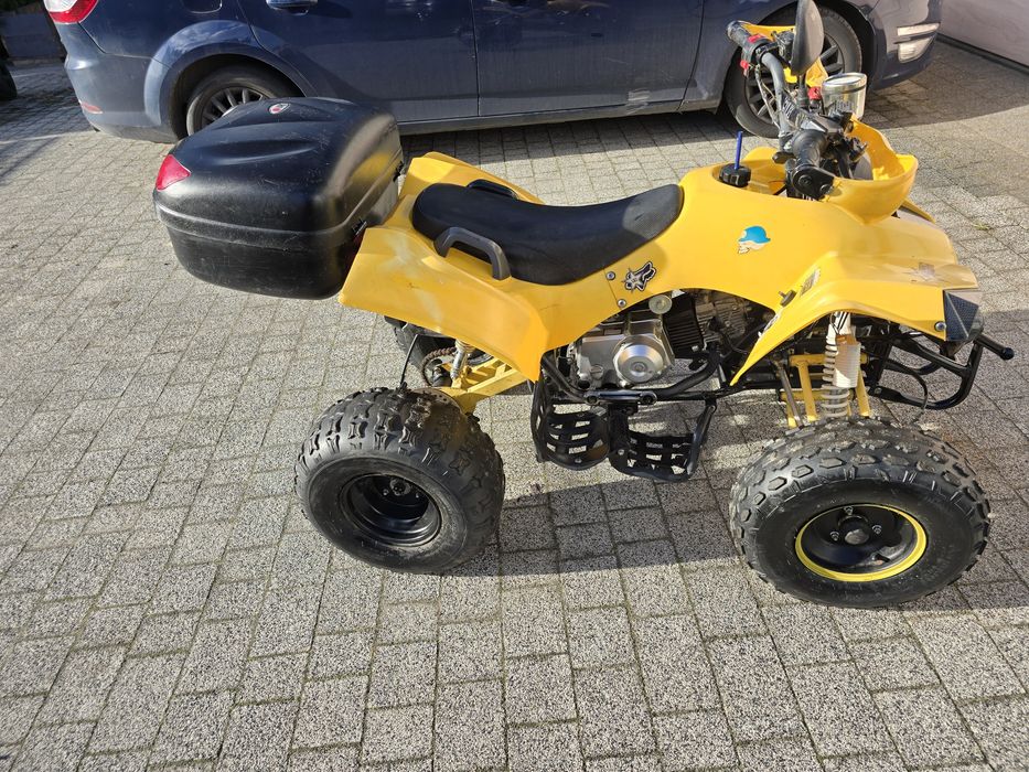 Quad 125 biegi 3+1, duża rama XL koła 8cali