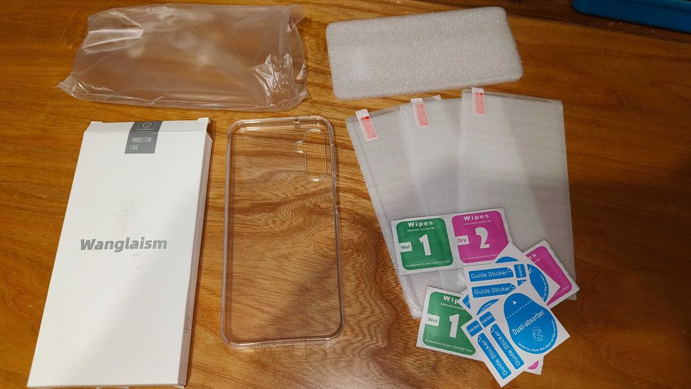 Etui + 3 szkła hartowane do Samsung A14 5G nowe