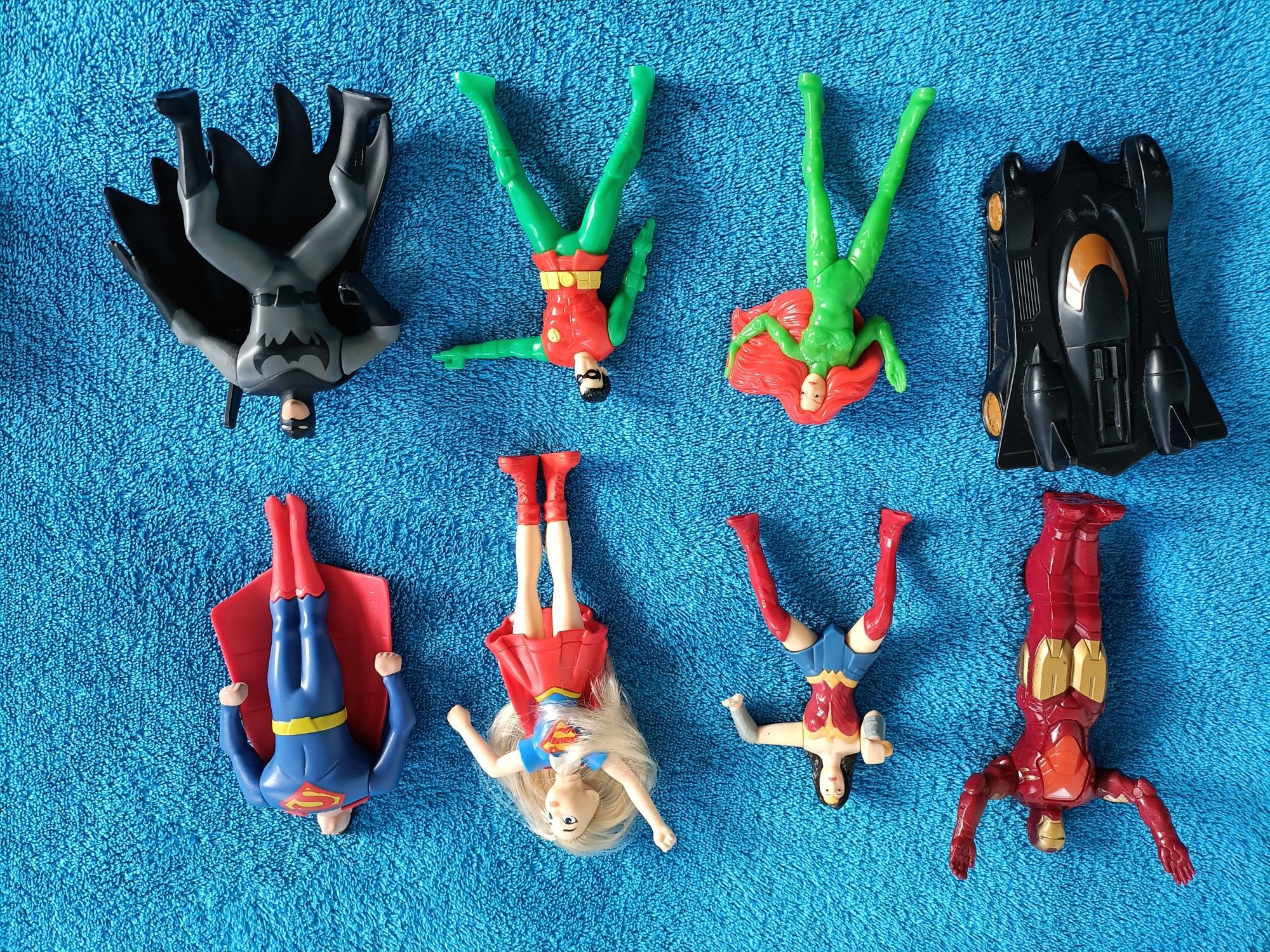 Lote figuras super heróis