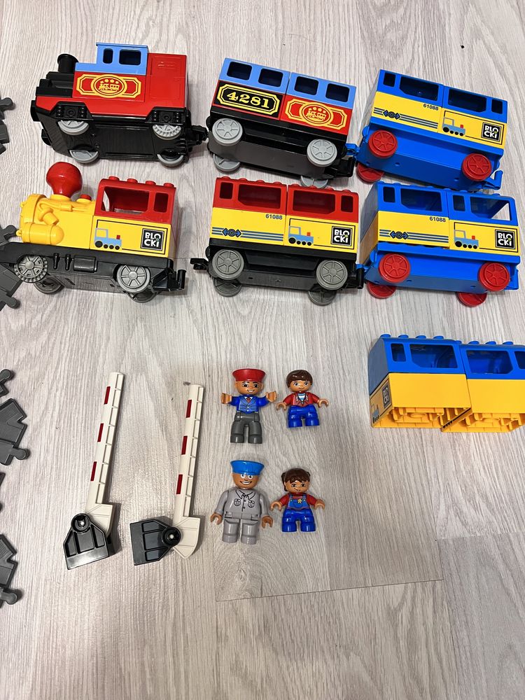 Lego duplo pociąg tory zwrotnice  przejazdy rozjazdy