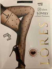 Rajstopy  Lores 20 Den  Lovely  Nero 1/2 -XS/S