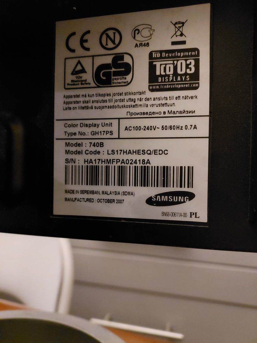Monitor LCD Samsung