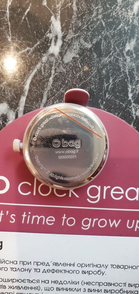 Часы O Clock Great O BAG оригинал, Италия