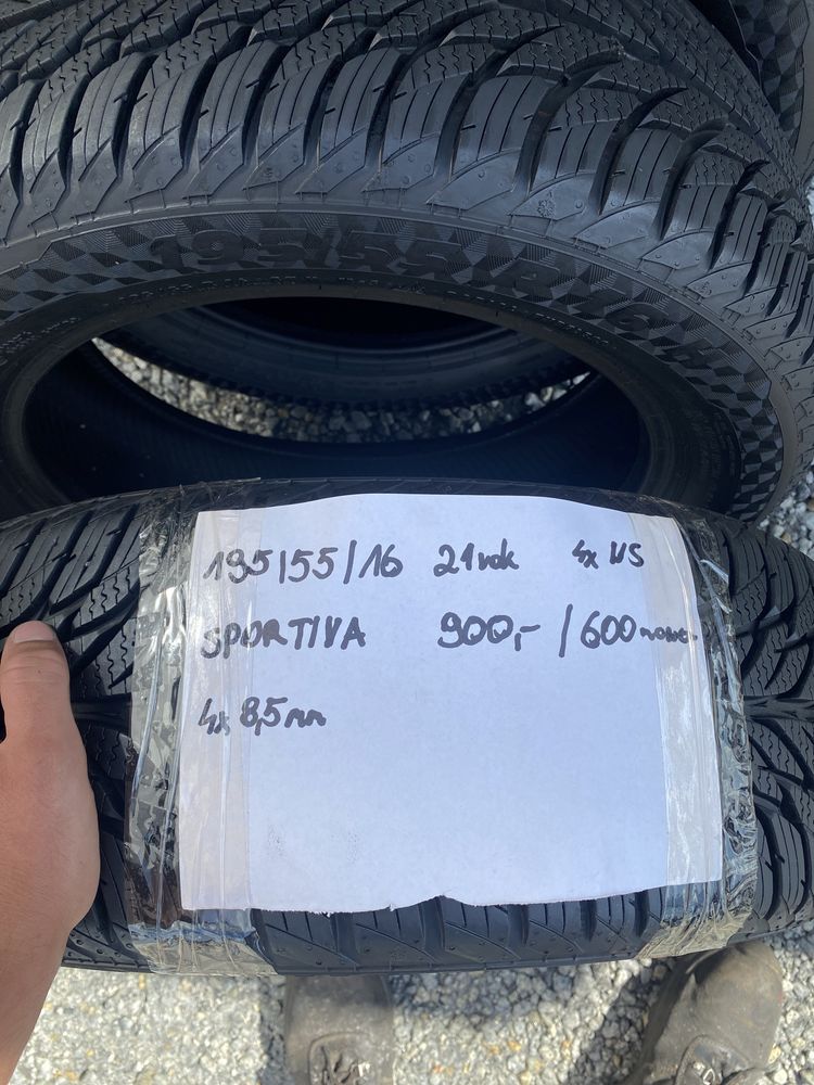 195/55R16 Sportiva 21 rok 4szt wielosezon