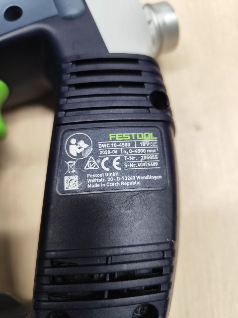 Festool DWC 18-4500 стрічковий акумуляторний шуруповерт Фестул оригіна