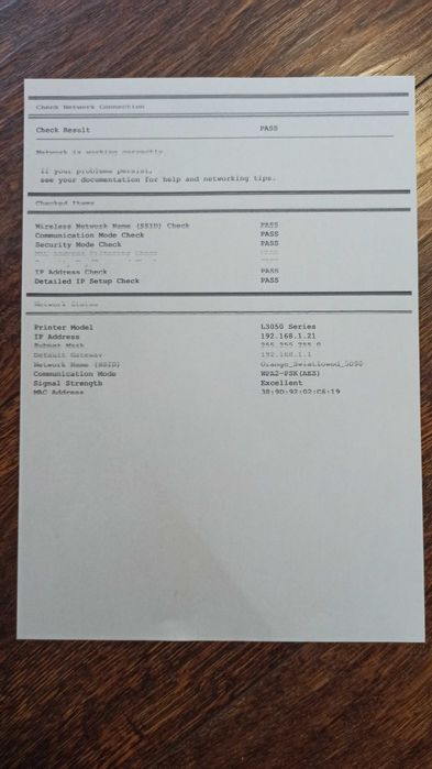 Urządzenie wielofunkcyjne Epson L3050 - drukarka/skaner + tusze