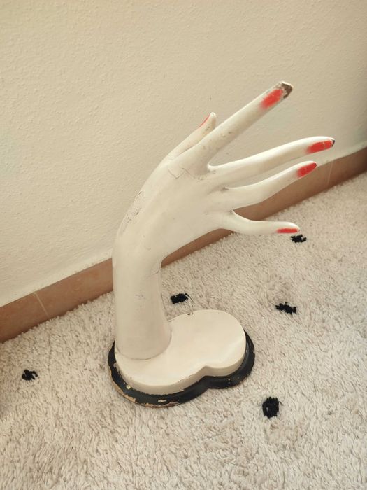 Antiguidade, mão para expositor