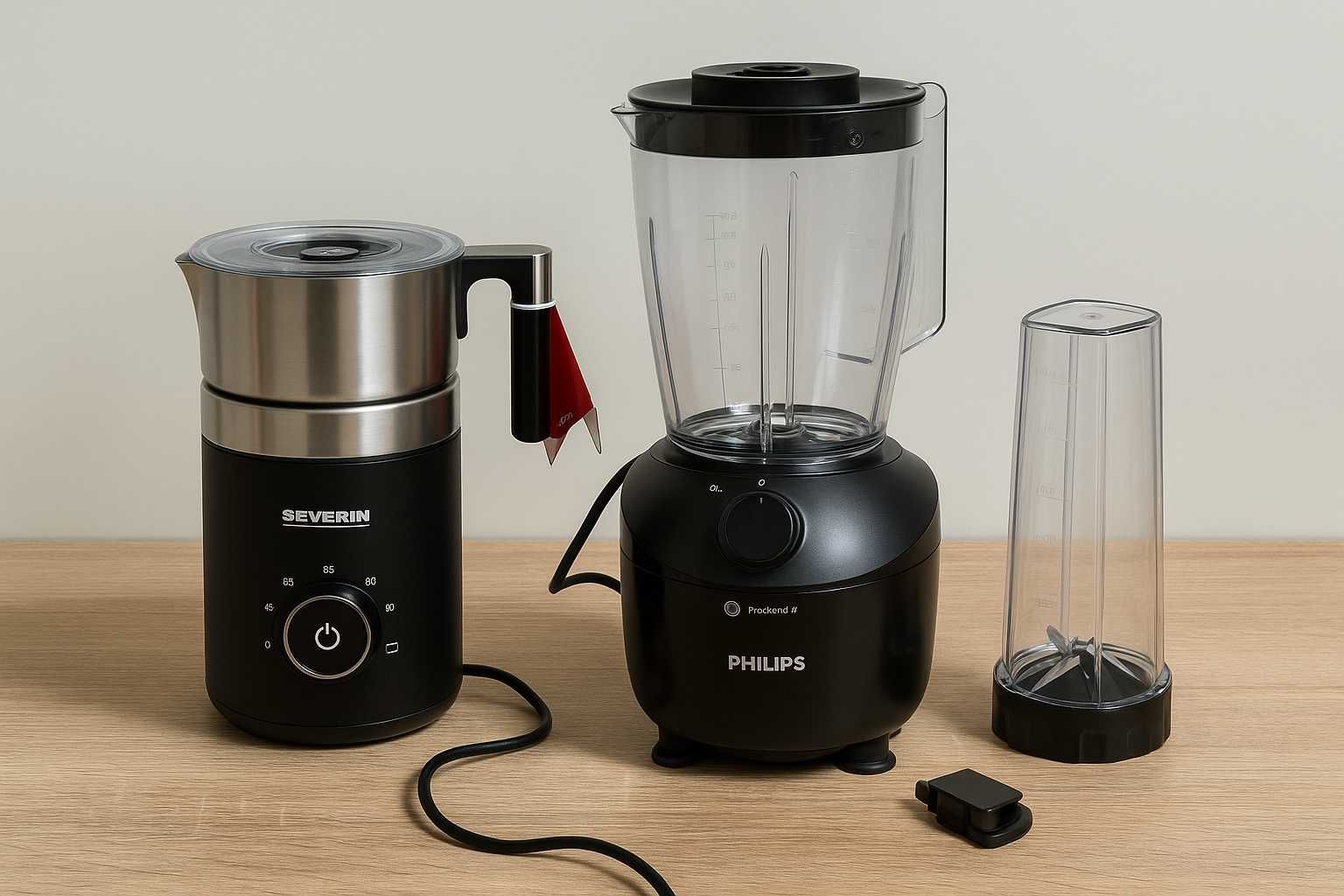 Новий спінювач молока SeverinSM3586 стаціонарний блендерPhilips HR2401