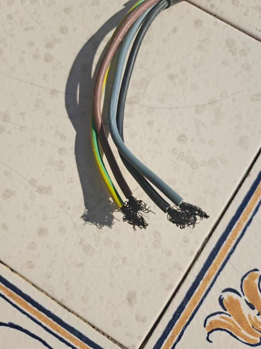 Cabo electrico trifasico H05VV-F (FVV) 4G2,5 MM²