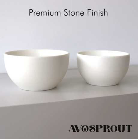 AvoSprout Ceramiczne doniczki 2 sztuki