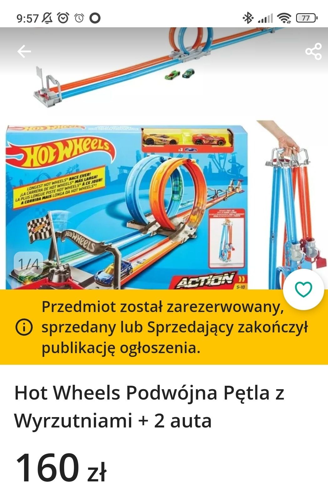 Trasa Hot Wheels