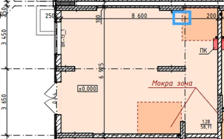 Продам фасадное помещение в сданном ЖК Акварель на Таирова