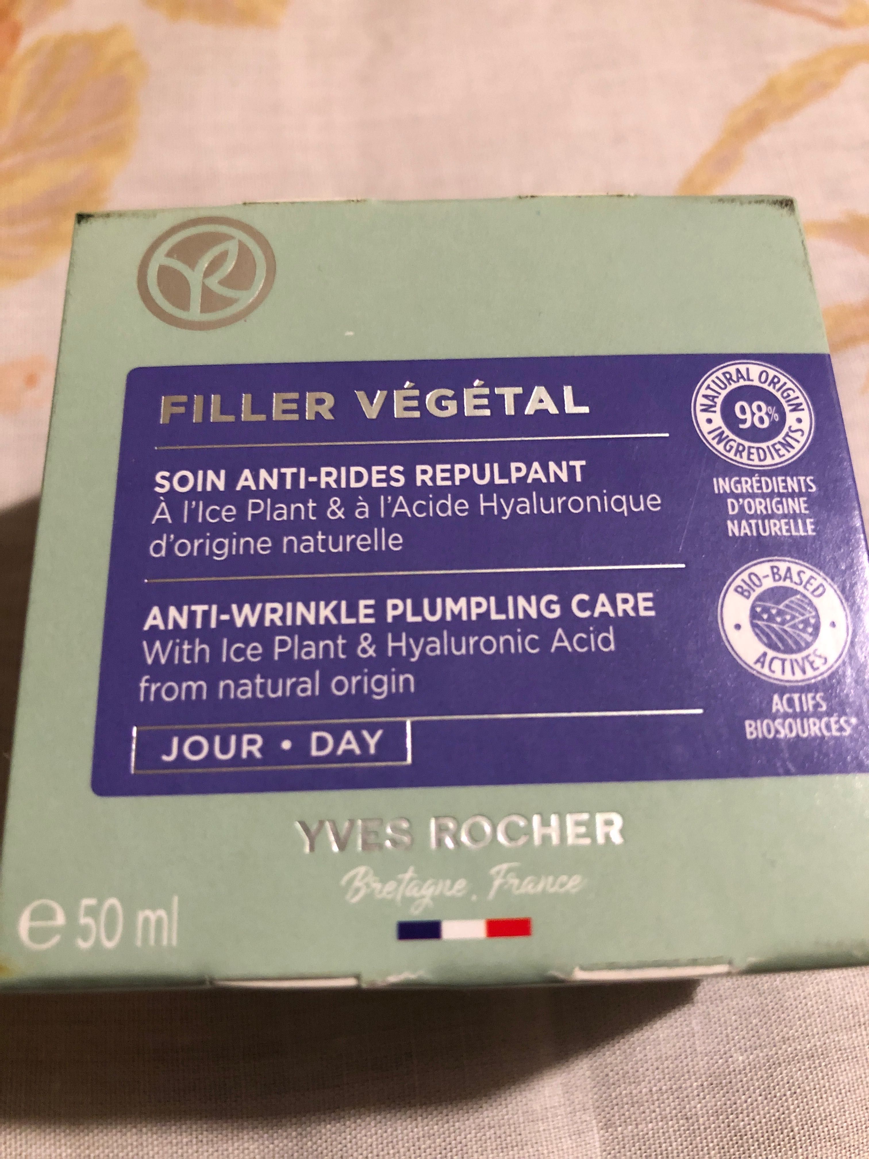 Yves Rocher Filler Vegetal krem ujędrniający na dzień