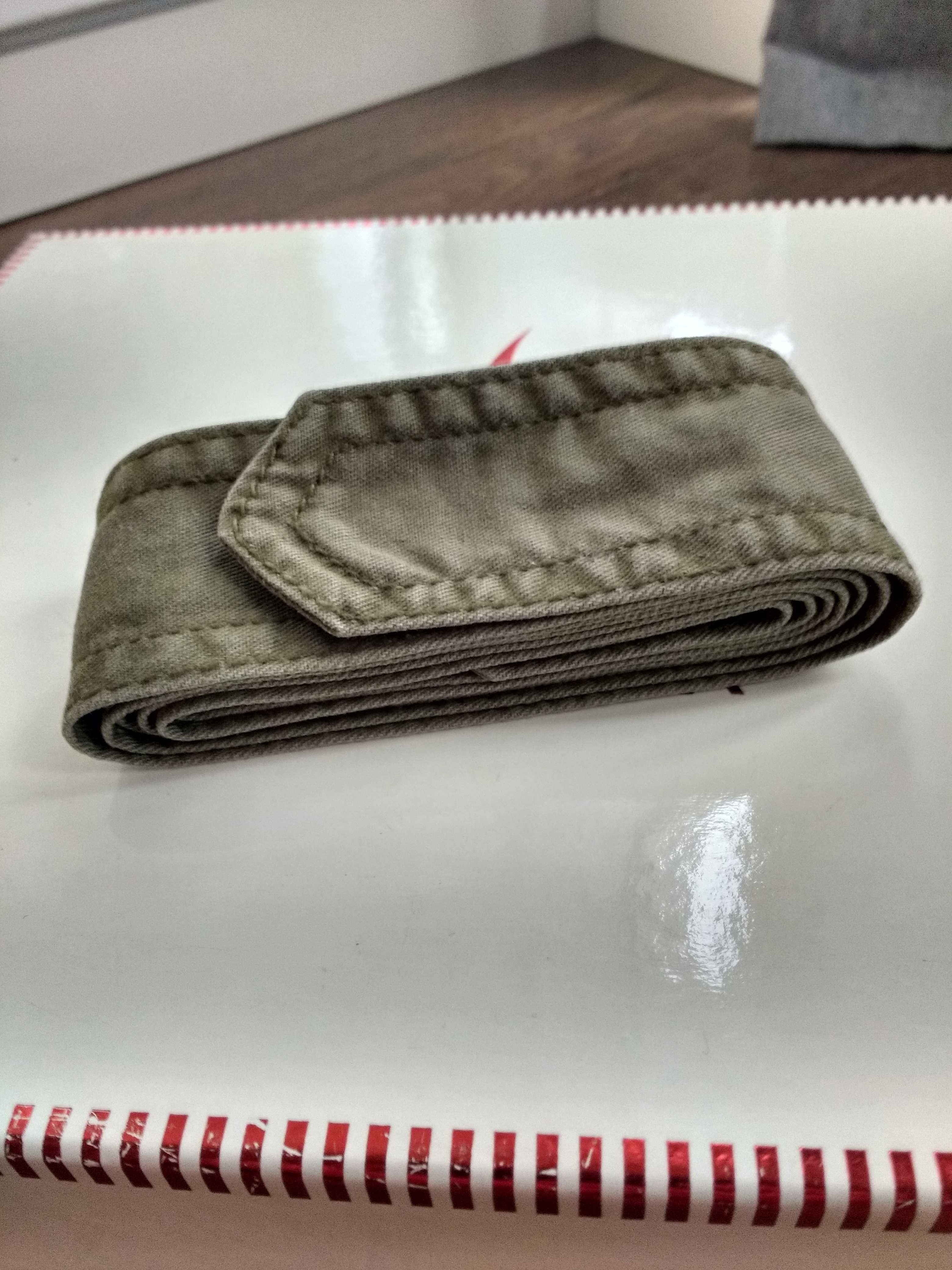 Żakiet marynarka kurtka khaki w stylu militarnym H&M - rozmiar 34
