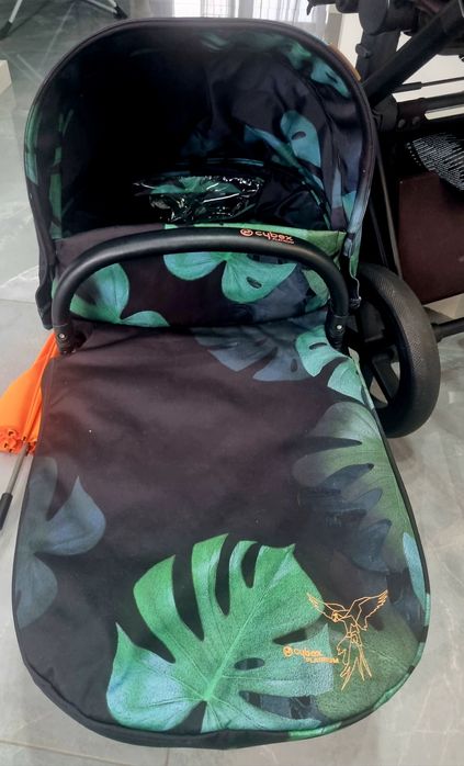 Wózek cybex Gondola, spacerówka, nosidełko - Zestaw Cybex priam birds