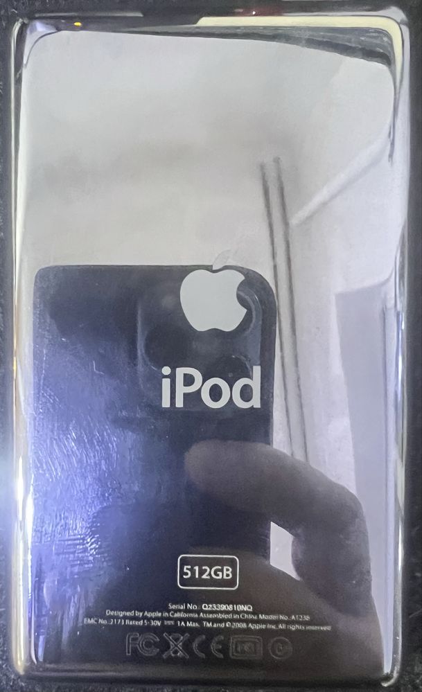 Apple IPod Classic 5.5 gen Modded 512 GB Wolfson DAC