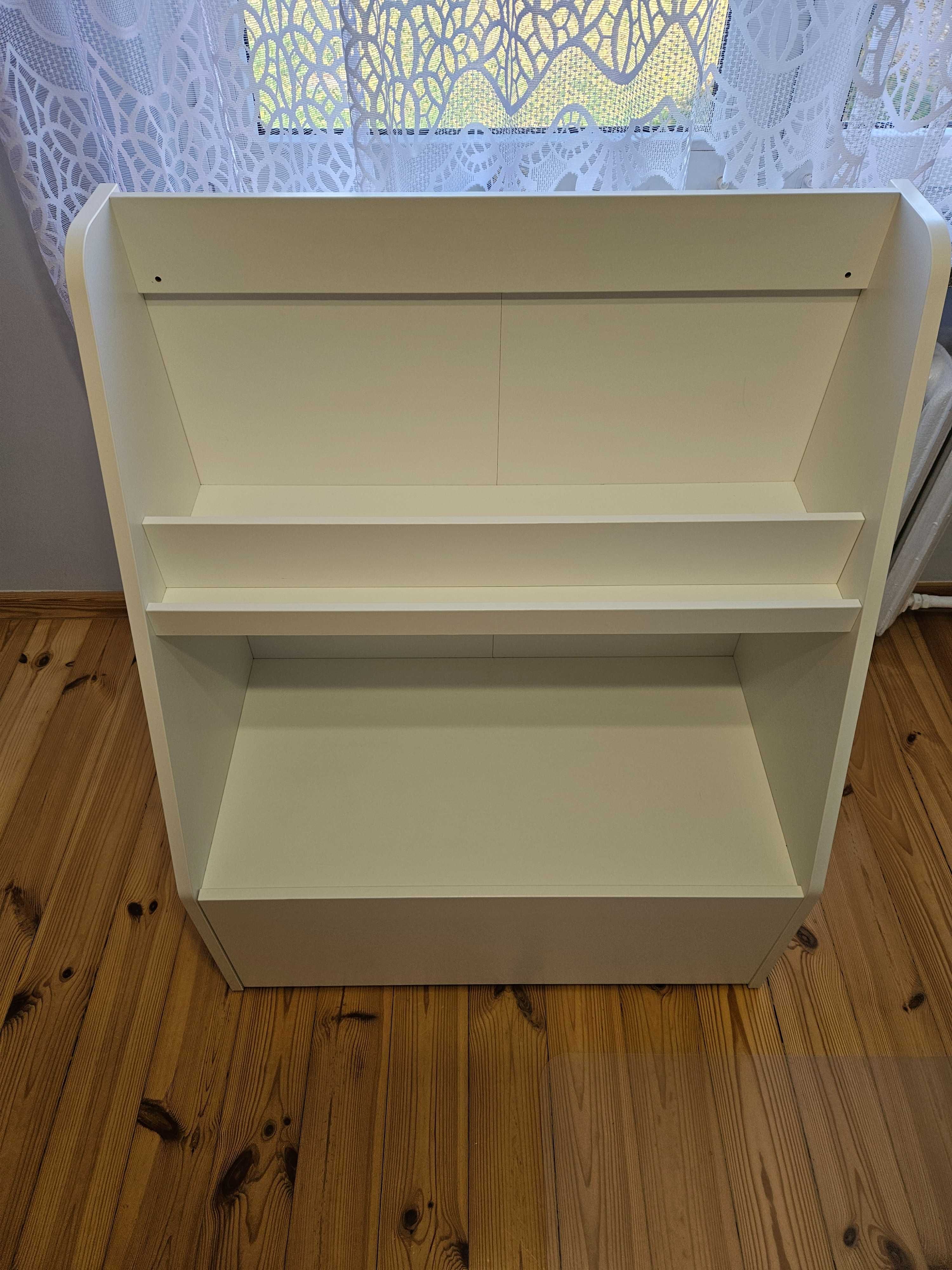 IKEA BERGIG - Regał na książki z szufladą, biały
