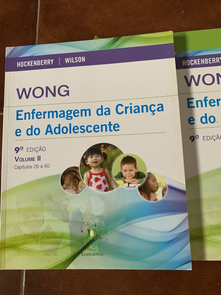 Enfermagem da Criança e do Adolescente Wong 2 vol + guia estudo